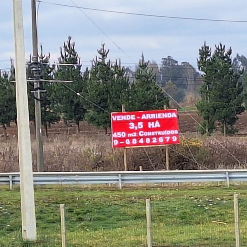 SE VENDE Ó ARRIENDA PROPIEDAD KM 614, RUTA 5 SUR, COSTADO CARRETERA, SECTOR PERQUENCO.