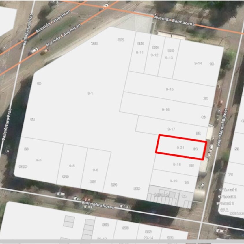 SE VENDE LOCAL EN CALLE BULNES -TEMUCO.