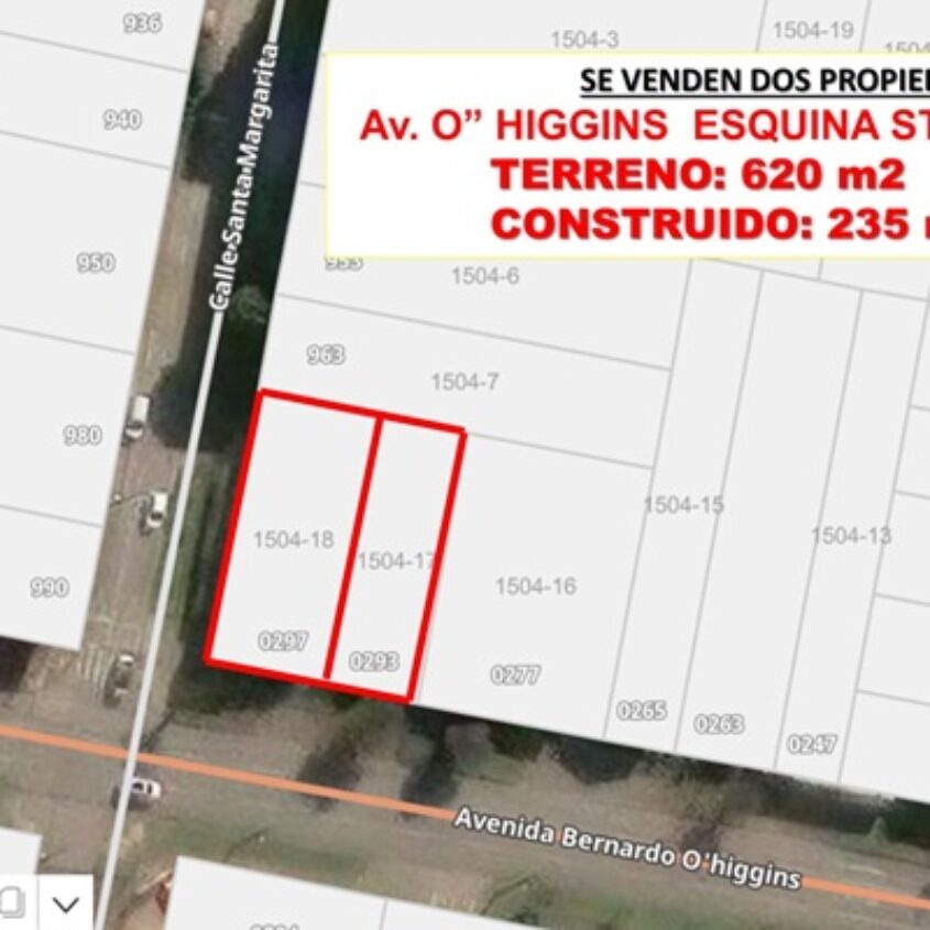 SE VENDE LOCAL AVENIDA O”HIGGINS ESQUINA SANTA MAGARITA, TEMUCO.